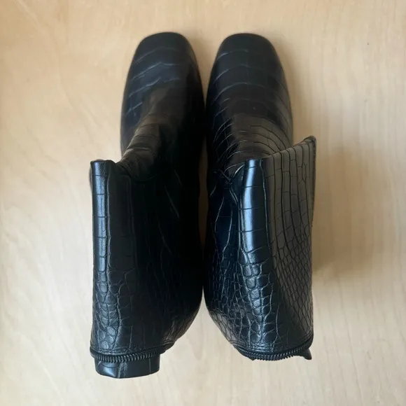 Anthropologie Silent D Carina Careful Stretch Heeled Ankle Boots