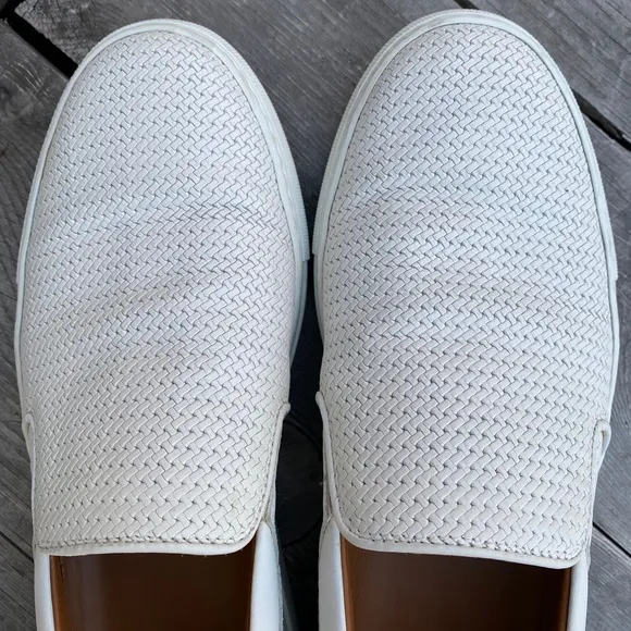 Aquatalia Alisha leather slip on loafers