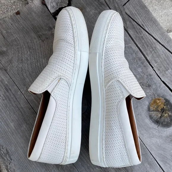 Aquatalia Alisha leather slip on loafers