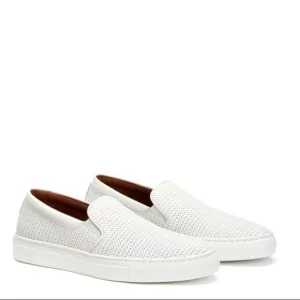 Aquatalia Alisha leather slip on loafers