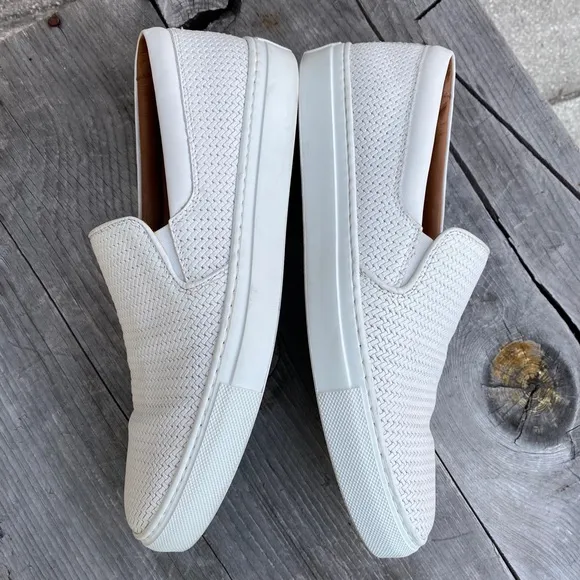 Aquatalia Alisha leather slip on loafers