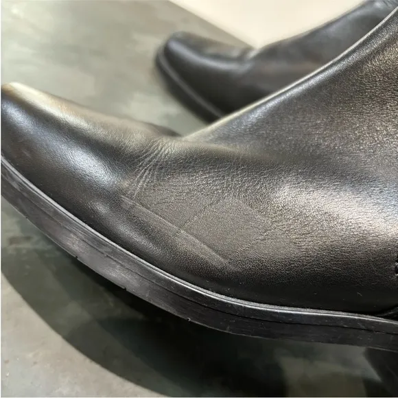 Aquatalia Black Leather Ankle Boots