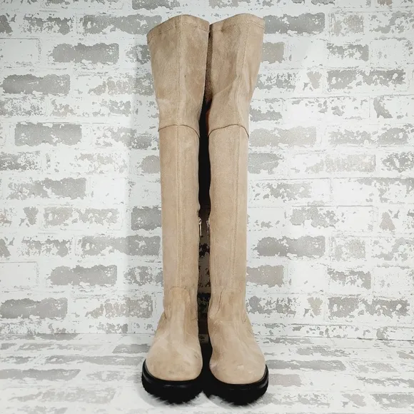 AQUATALIA Mira OTK Stretch Suede Waterproof Over the Knee Boot M763
