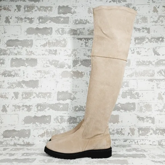 AQUATALIA Mira OTK Stretch Suede Waterproof Over the Knee Boot M763