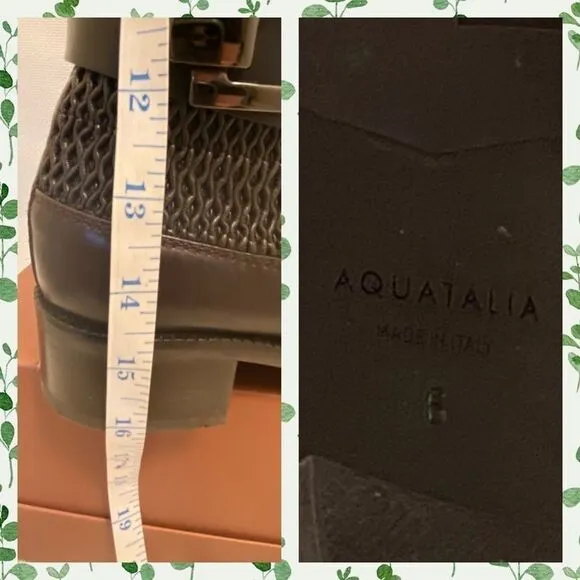Aquatalia RARE stretch leather riding boots size 6