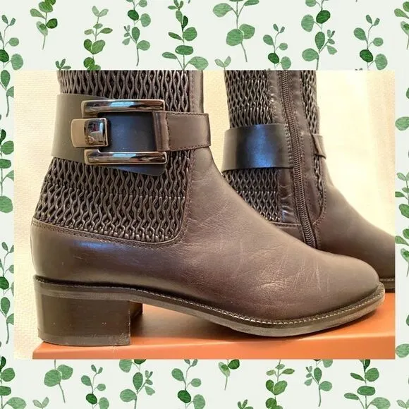 Aquatalia RARE stretch leather riding boots size 6