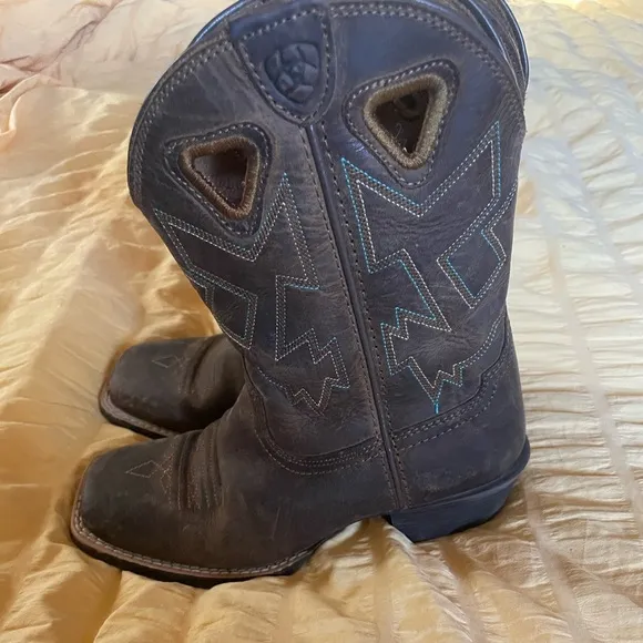 Ariat 4LR Advances Cushioning EUC Size 1 Cowboy Western Boots! riding