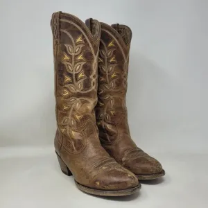 Ariat Boots Womens 6B Brown Leather Desert Holly Western Cowgirl Rodeo 10014100