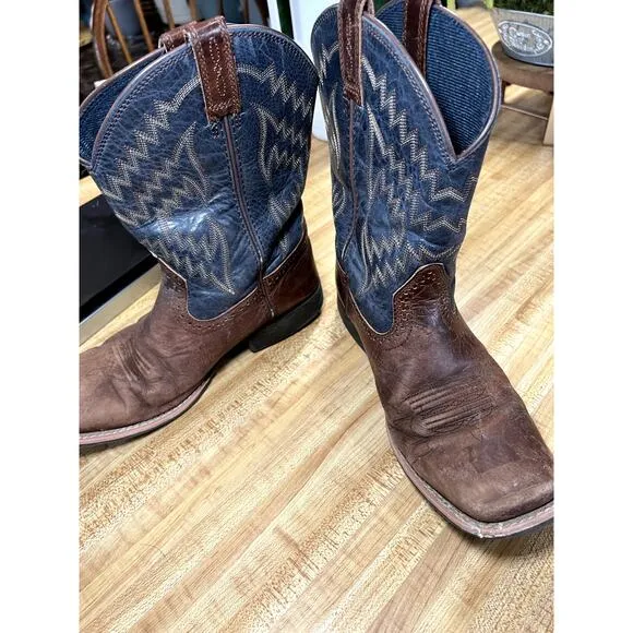 Ariat Cowboy Boots Sport Sidebet Western Boot Square Toe mens 5 country barn