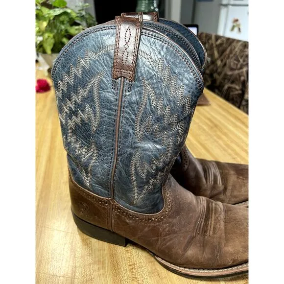 Ariat Cowboy Boots Sport Sidebet Western Boot Square Toe mens 5 country barn