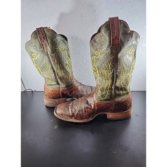 Ariat Green, Brown boots Size 9EE