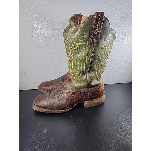 Ariat Green, Brown boots Size 9EE