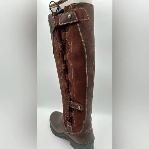 Ariat Kendal H2O Women's Insulated Gortex Brown Suede Leather Riding Boots  6.5M
