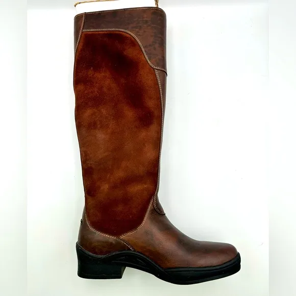 Ariat Kendal H2O Women's Insulated Gortex Brown Suede Leather Riding Boots  6.5M