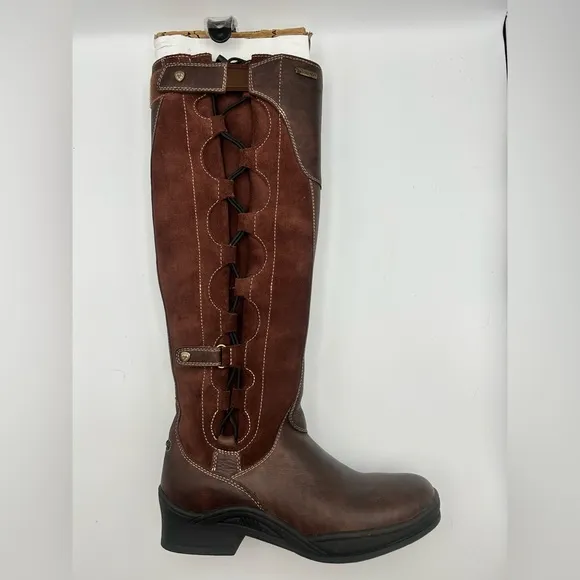 Ariat Kendal H2O Women's Insulated Gortex Brown Suede Leather Riding Boots  6.5M