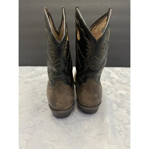 Ariat Kids‎ Size 5.5 Heritage Rough stock Western Boot Square Toe Leather Riding
