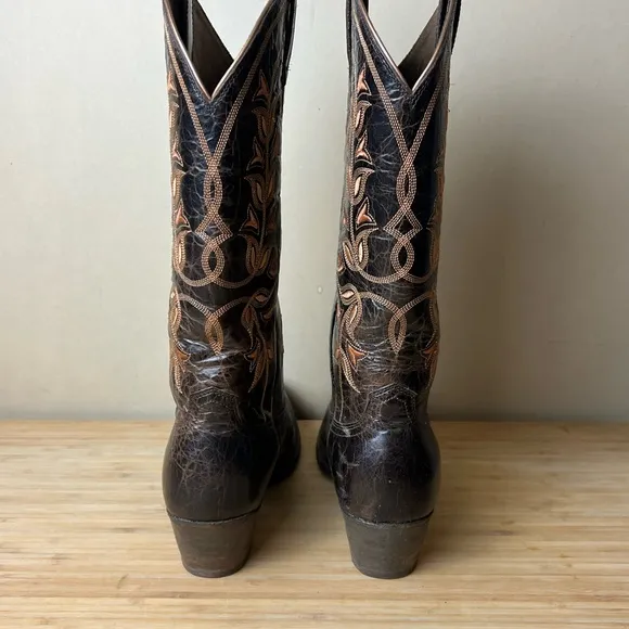 Ariat Men’s Dark Brown Desert Holly Cowboy Boots Size 11B