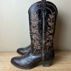 Ariat Men’s Dark Brown Desert Holly Cowboy Boots Size 11B