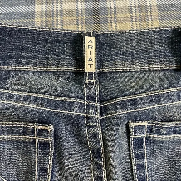Ariat REAL Denim 10017216 Ocean Straight Leg Riding Jeans Size 30 Regular