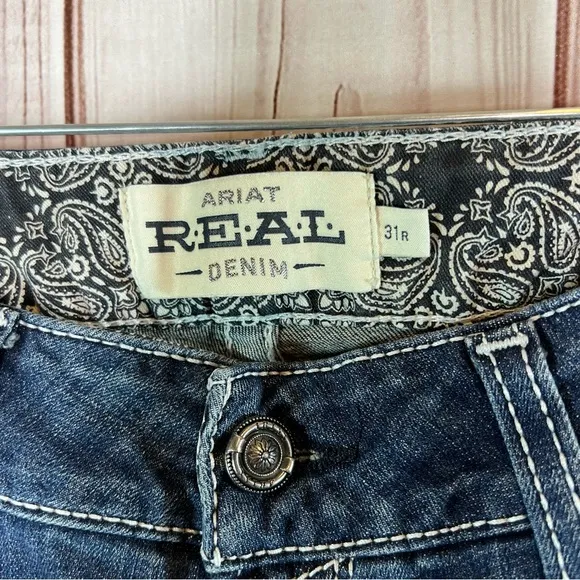 Ariat Real Denim Mid Rise Bootcut Entwined