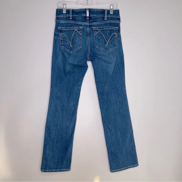 ARIAT REAL Perfect Rise Abby Straight Jean Women's | Size 28S | Mackenzie Blue