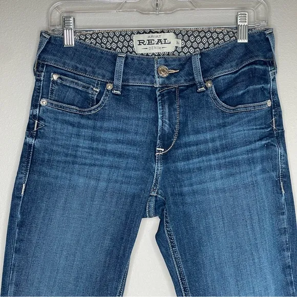 ARIAT REAL Perfect Rise Abby Straight Jean Women's | Size 28S | Mackenzie Blue