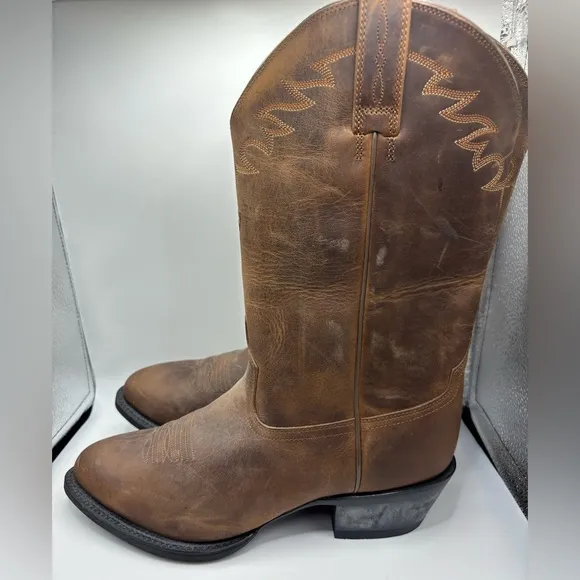 Ariat SEDONA Brown Leather Cowboy Western Boots Mens Sz 10.5 EE Style 34625