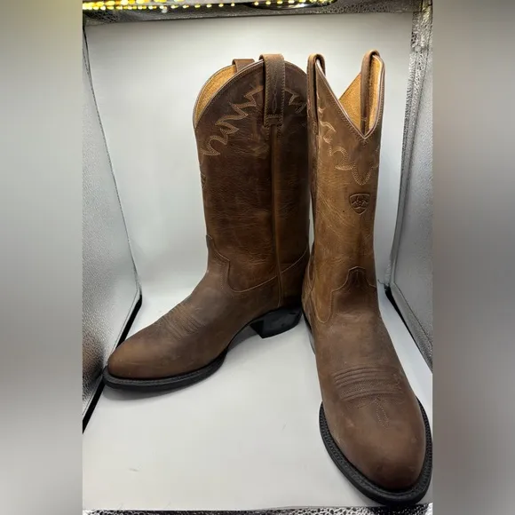 Ariat SEDONA Brown Leather Cowboy Western Boots Mens Sz 10.5 EE Style 34625