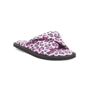 ARIZONA LOVE Pink/Leopard Vegas Leopard Slide Sandals