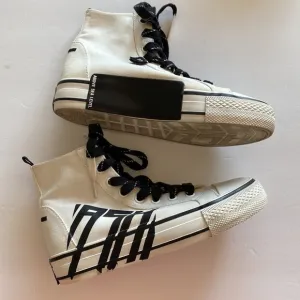 ASH high top sneakers women’s euro 37 white canvas VGUC