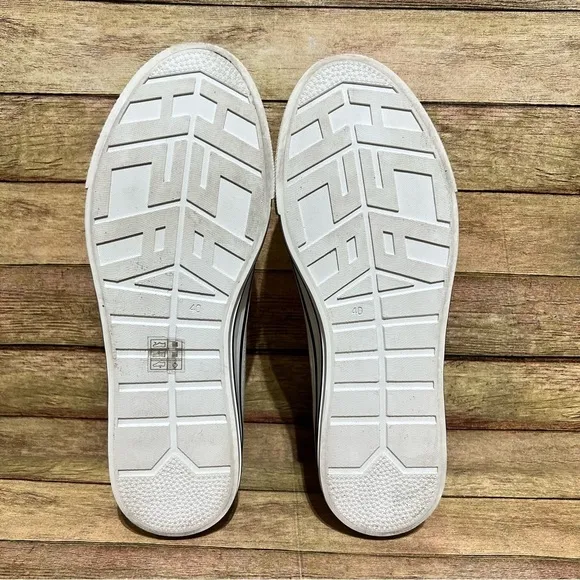 Ash White Canvas Volts Low Sneakers