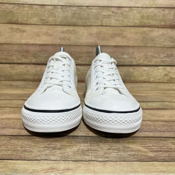 Ash White Canvas Volts Low Sneakers