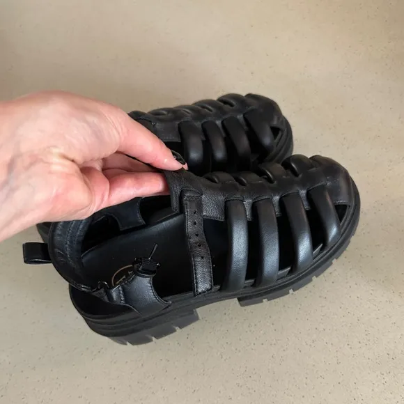 Ash Women's Shark Strappy Platform Sandals size 37