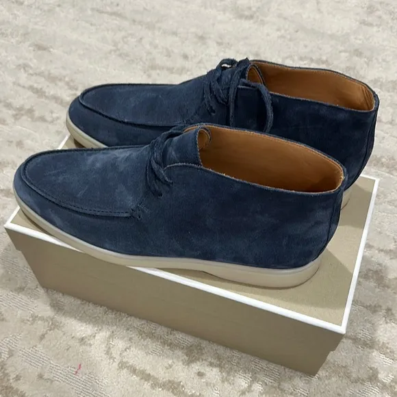 Aurelien- Desert Boot 2.0- like new! Worn once. Men's Blue Suede Chukka Boots
