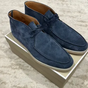 Aurelien- Desert Boot 2.0- like new! Worn once. Men's Blue Suede Chukka Boots