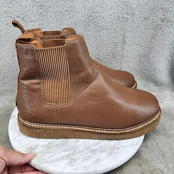 Australia Luxe Collective Shoes Mens Size 9 Lifer Brown Leather Boots *GUC*