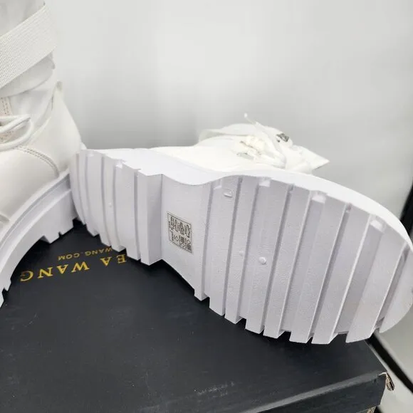 AZALEA WANG Peachy White High Top Sneakers 6-10 NWT