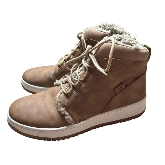 B-52 by Bullboxer Chukka Boots Men’s Brown Topper Lined Casual Boots Size 10