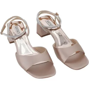 Badgley Mischka Infinity Sandal in Warm Nude, Size 11 US