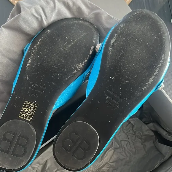 Balenciaga Cagole leather sandal LIKE NEW