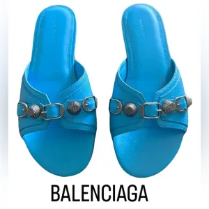 Balenciaga Cagole leather sandal LIKE NEW