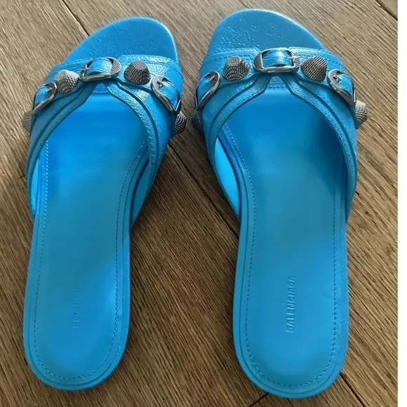 Balenciaga Cagole leather sandal LIKE NEW