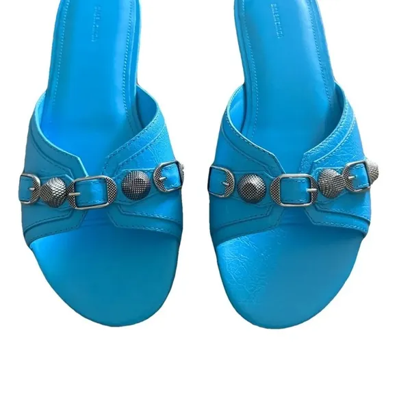 Balenciaga Cagole leather sandal LIKE NEW