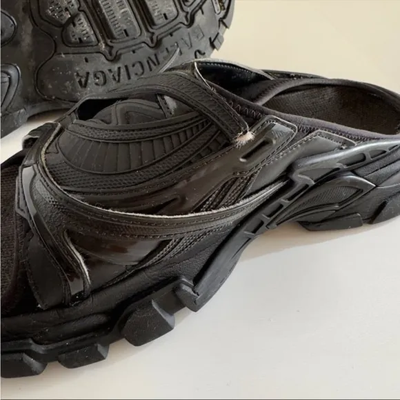 Balenciaga Men's Black Sandals