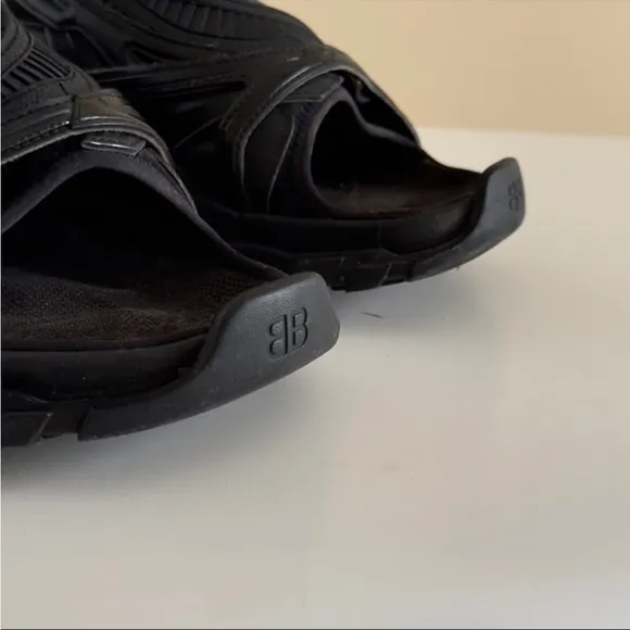 Balenciaga Men's Black Sandals