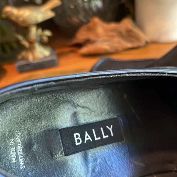 Bally “Arcon” Slip-On Black Lambskin Leather Loafers | Lightly Worn!