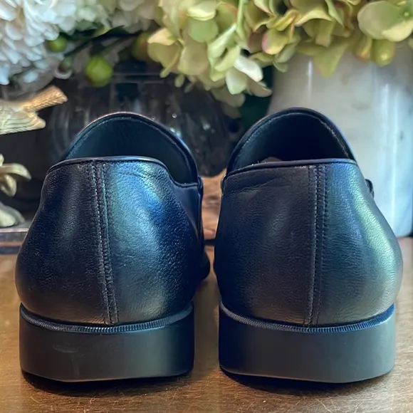 Bally “Arcon” Slip-On Black Lambskin Leather Loafers | Lightly Worn!