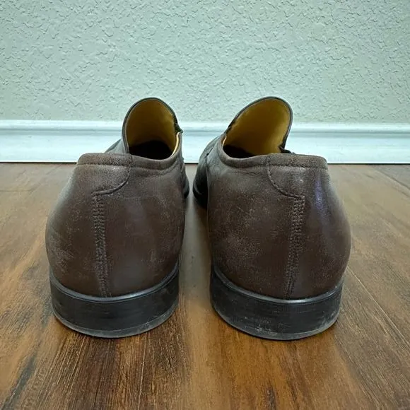 BALLY Brown Calf Leather Slip On Loafers Thor/131