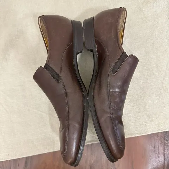 BALLY Brown Calf Leather Slip On Loafers Thor/131