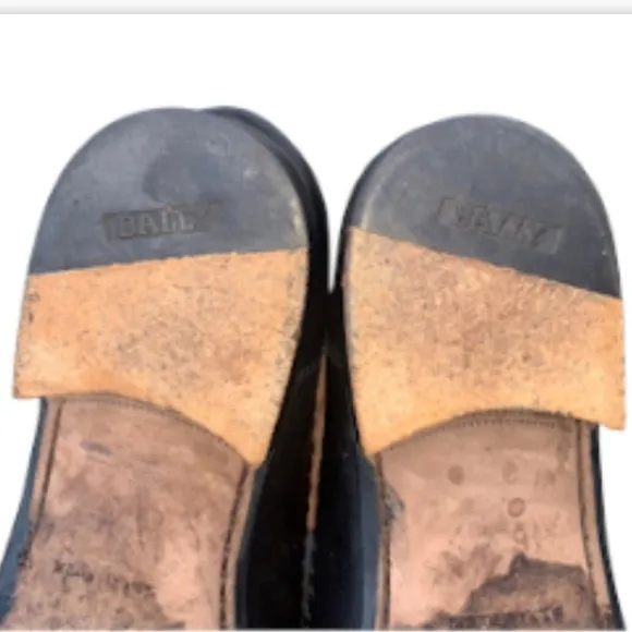Bally Chancy Nappa Loafers Black  9.5 Tassels Preppy Casual Office Made In Italy